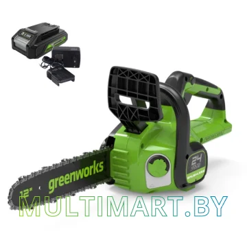 Аккумуляторная пила Greenworks GD24CS30K2 2007007UA (с 1-им АКБ 2 Ач)